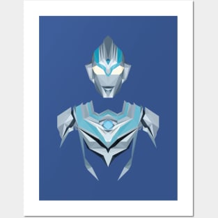 Ultraman Fuuma (Low Poly Style) Posters and Art